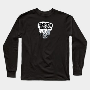 Smokin Skull Long Sleeve T-Shirt